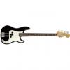 Custom Fender Standard Precision Bass Black #1 small image