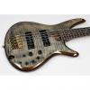 Custom Ibanez SR1405E Premium 5-String Bass Transparent Gray Black Finish, NEW!! #34754
