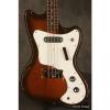 Custom Silvertone Bass model 1442L Slimline 1960s Brown Burst #1 small image