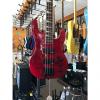 Custom Jackson JS3QM Trans Red 4 String Bass