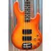 Custom G&amp;L Tribute M-2000 4 String Bass Honeyburst 3 Band Active EQ &amp; Case M2000 #0443