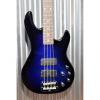 Custom G&amp;L Tribute M-2000 4 String Bass Blueburst 3 Band Active EQ - M2000 &amp; Case #8572 #1 small image