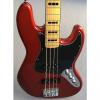 Custom Squier Vintage Modified '70s Jazz Bass In Candy Apple Red #1 small image