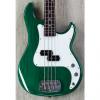 Custom G&amp;L USA LB-100 Electric Bass, Clear Forest Green, Rosewood, Medium C Neck, 9.5&quot; Radius #1 small image