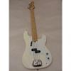 Custom Vintage 1980's Bradley P bass 4 string Electric Bass Guitar made in Japan  Gloss White #1 small image