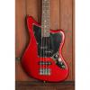 Custom Squier Vintage Modified Jaguar Bass Special Short Scale Red