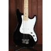 Custom Squier Affinity Series Bronco Short Scale Bass Black #1 small image