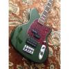 Custom Ibanez Talman Bass FRETLESS Green