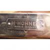 Custom M-Hohner Harmonica  Rare Double Bass Germany 23 Inch 48 Chord Harmonica  Not Sure Chrome and wood