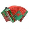 Custom Excalibur Super Classic PSI 3 Row - Button Accordion - Red/Green - Key of FBE