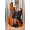 Custom Michael Kelly CCE5EB Custom Element 5 Sting Bass Guitar Striped Ebony Top &amp; Bag
