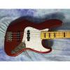 Custom Fender Squire Vintage Modified Jazz Bass® '70s Red / w Upgrades