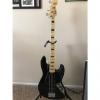 Custom Fender Squier Vintage Modified Jazz Bass Black #1 small image