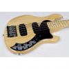 Custom Fender Deluxe Active Dimension Bass V w/GB, Maple FB, Natural Gloss, NEW! #36993