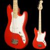 Custom Squier Bronco Bass, Maple Fingerboard, Torino Red