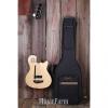 Custom Godin A4 Ultra SA Fretted Semi Acoustic 4 String Bass Guitar Natural w Gig Bag
