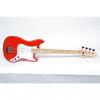Custom Fender Squier Bronco Bass Electric Bass - Torino Red - Free Same Day Shipping!