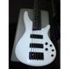 Custom Ibanez SR256PW 6 String Bass Guitar Active Pickups  Pearl White