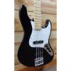 Custom New Fender® USA Geddy Lee Jazz Bass® Maple Fingerboard Black w/Case