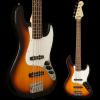 Custom Squier Affinity Jazz Bass V (5 String), Rosewood Fingerboard, Brown Sunburst