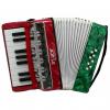 Custom D'Luca G104-MX-PL Kids Piano Accordion 17 Keys 8 Bass RWG Perloid