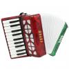 Custom Fever Piano Accordion 22 Keys 8 Bass, Red, White, Green