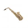 Custom Eb Alto Saxophone Gold Lacquer Finish, Pad Saver, Neck Strap, Hard Case (609436) #1 small image