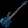 Custom ESP LTD BB-1005 QM Bunny Brunel Electric Bass in Black Aqua #1 small image