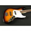 Custom Squier Affinity Jazz Bass- Rosewood Fingerboard- Brown Sunburst (87A)
