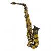 Custom Schiller American Heritage 400 Alto Saxophone - Electro-Black and Gold