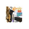 Custom Lazarro Professional Black-Gold Keys Eb E Flat Alto Saxophone Sax, 11 Reeds, Case &amp; Many Extras - 24