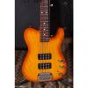 Custom G&amp;L USA ASAT Bass HH w/ Swamp Ash Body 1995 Butterscotch Blonde w/hard case 8 lbs 15oz #1 small image