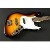 Custom Squier Affinity Jazz Bass- Rosewood Fingerboard - Brown Sunburst (104)