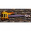 Custom New York Bass Works Reference Series RS5-24 Ash/Madagascar rosewood/quilted maple  2017 Cherry Burst #1 small image