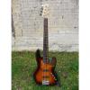 Custom Squier Deluxe Jazz Bass Active V 5-String Electric Bass Guitar #5822 MFR Refurbished #1 small image