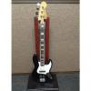 Custom Fender 70's Jazz Bass Black/White 2014 Made In Mexico Sales Floor Model