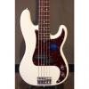 Custom Fender American Standard Precision Bass V - Olympic White w/ Rosewood Fretboard