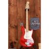 Custom Squier Bronco Bass 2015 Red #1 small image