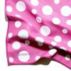 Custom Beaumont Microfibre Cleaning Cloth - Pink Polka Dot - Flute, Clarinet, Sax and Brass Polishing