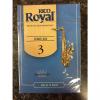 Custom Rico Royal French Cut Tenor Sax Reed size 3 box 10