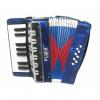 Custom D'Luca G104-BL-PL Kids Piano Accordion 17 Keys 8 Bass Blue Perloid