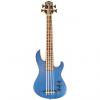 Custom Hadean Bass Uke UKBE-22 33&quot; Blue #1 small image