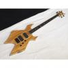 Custom BC RICH Paolo SIGNATURE Neck-Thru Warlock 4-string BASS guitar Spalted Maple NEW