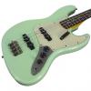 Custom Nash JB-63 Bass Guitar, Surf Green #1 small image