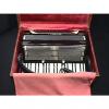 Custom Vintage Italian Made Contessa II 120 Bass Accordion in it's Original Case &amp; Ready to Play as-is #1 small image