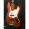 Custom G&amp;L JB 4 String Bass Made in USA 2017 Tangerine Metallic Empress Wood 8.2lbs