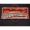 Custom Vintage Alexandre Paris Silver Platted Flute in it's Original Case &amp; Ready to Play