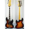 Custom Fender '75 Reissue Jazz Bass Japan 2007 3 Color Sunburst