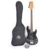 Custom SX Ursa 3 RN BK Black Bass Guitar w/Carry band and DVD