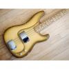 Custom 1977 Fender Precision Bass Antiqua Vintage Electric Bass Guitar Maple Fretboard w/hc